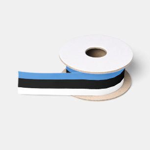 Estnische Flagge Schleife, Mode / Sport, Estland Satinband