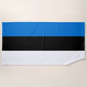 Estnische Flagge Strandtuch