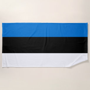 Estnische Flagge Strandtuch
