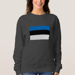 Estnische Flagge Sweatshirt