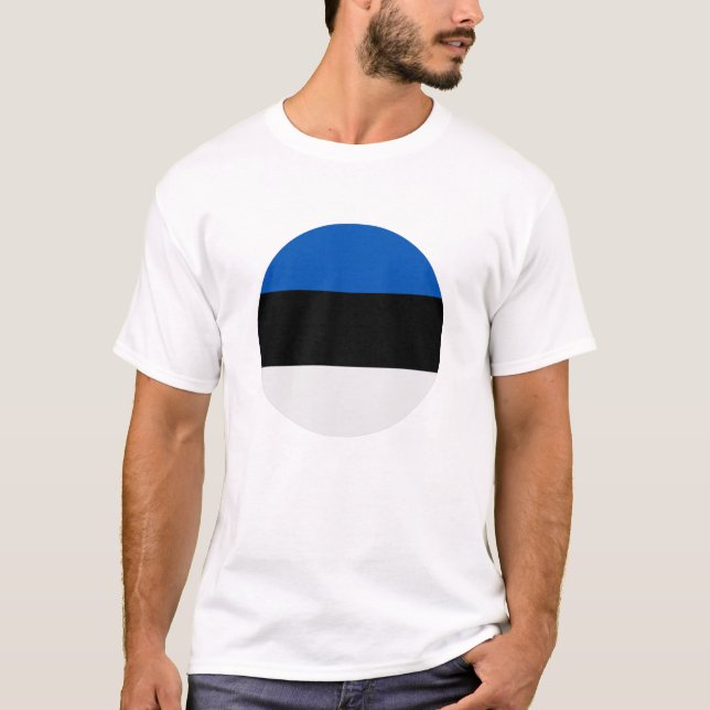 Estnische Flagge T-Shirt (Vorderseite)