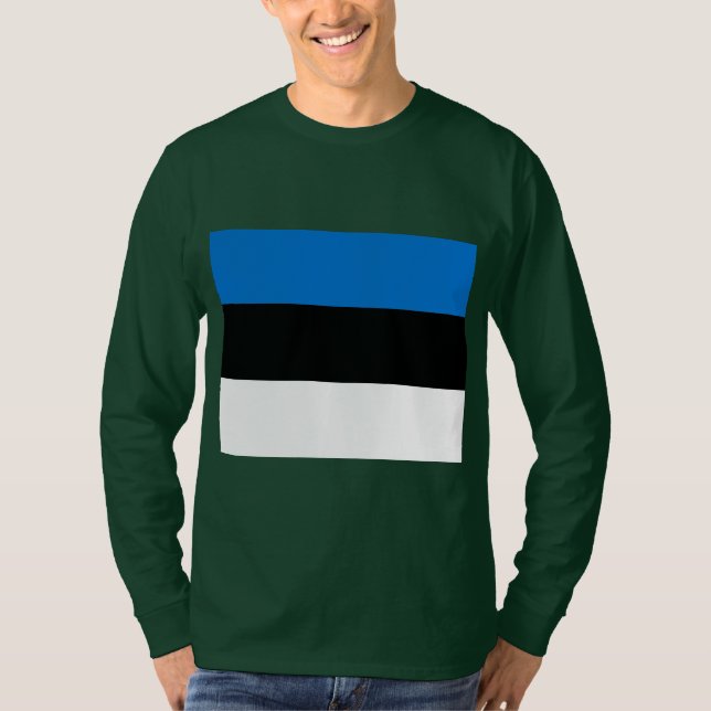 Estnische Flagge T-Shirt (Vorderseite)