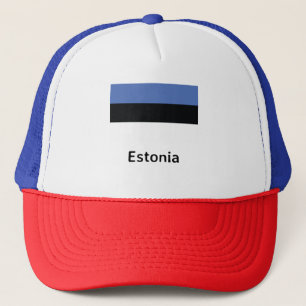 Estnische Flagge Truckerkappe