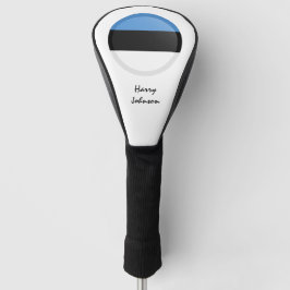 Estnische Flagge und Mit Monogramm Golfplätze Golf Headcover