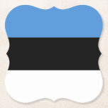 Estnische Flagge Untersetzer<br><div class="desc">Anpassbare World Flag Produkte - Bitte fühlen Sie sich frei,  Ihren eigenen Text hinzuzufügen.</div>