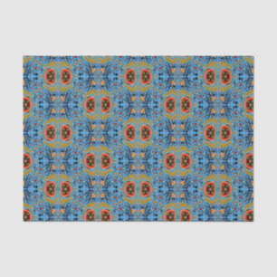 Estnische Volkskunst-Multicolor-Blumenmuster Seidenpapier