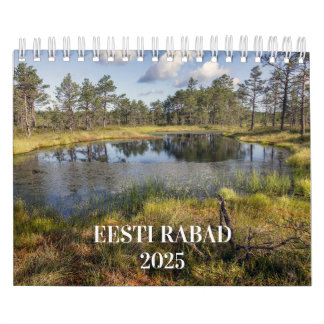 Estnischer Bogkalender Eesti Rabad 2025 Kalender
