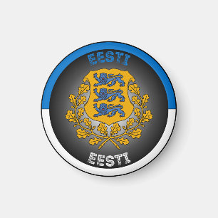 Estnisches Erbe-Emblem Magnet