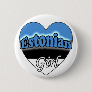 Estnisches Girl Button