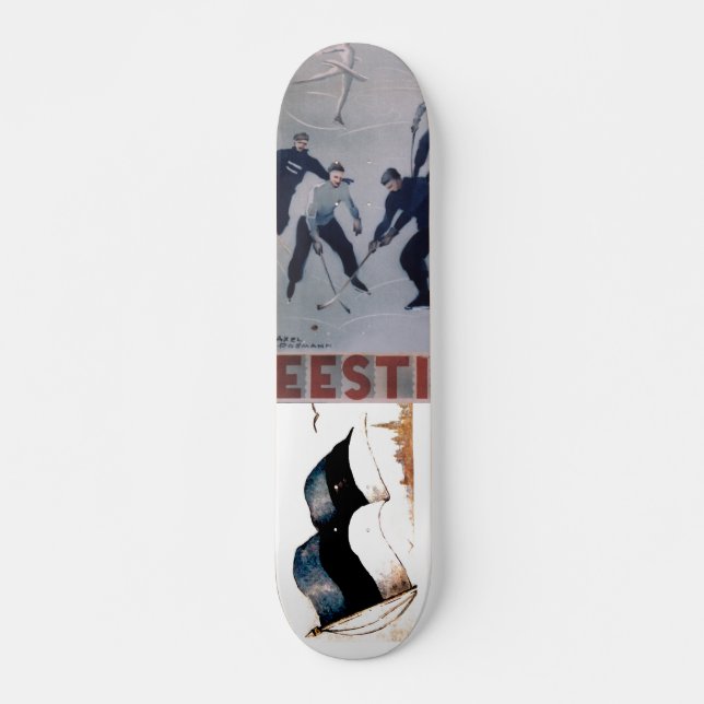 Estnisches Skateboard für Winterspiele (Vorne)