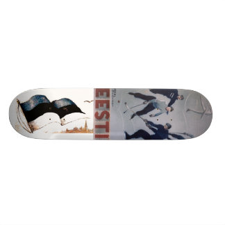 Estnisches Skateboard für Winterspiele