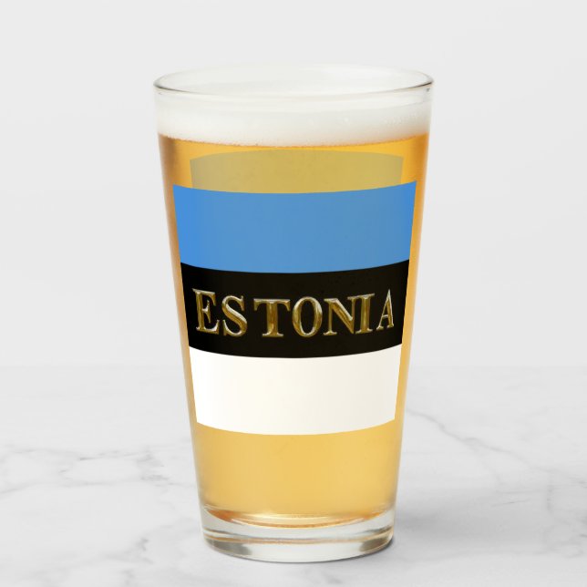 ESTONIA BIER GLASS GLAS (Vorne (Gefüllt))
