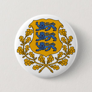 Estonia-Emblem Button