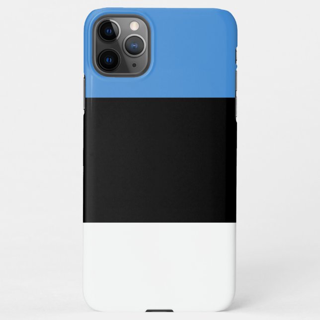 Estonia flag Phone Case iPhone Hülle (Rückseite)
