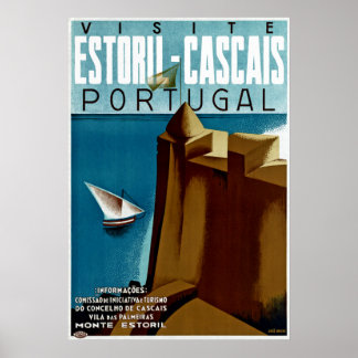 Estoril-Cascais in Portugal Poster