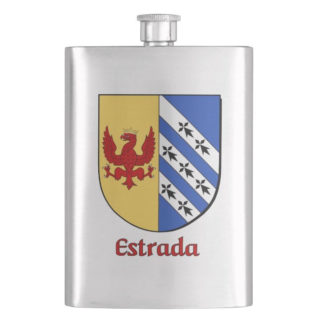 Estrada Heraldic Shield Flachmann (Vorderseite)