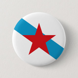 Estreleira - Bandera Independentista Gallega Button
