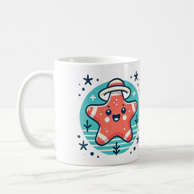 Estrellita de mar con sombrero kaffeetasse (Links)