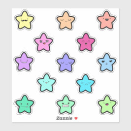 Estrellitas de colores aufkleber