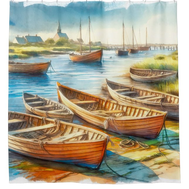 Estuary Erholung Duschvorhang (Vorderseite)