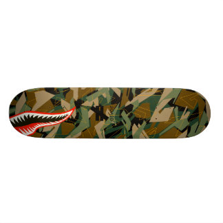 Esvoir Camouflage-Kennzeichen-Haifisch Skateboard