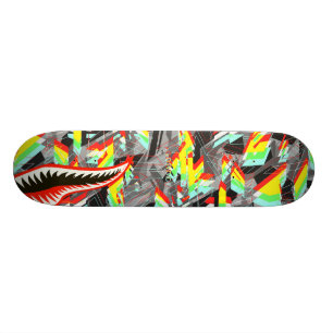 Esvoir Trippy Camouflage-Haifisch Skateboard