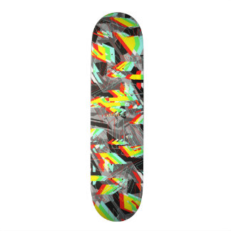 Esvoir Trippy Camouflage Skateboard
