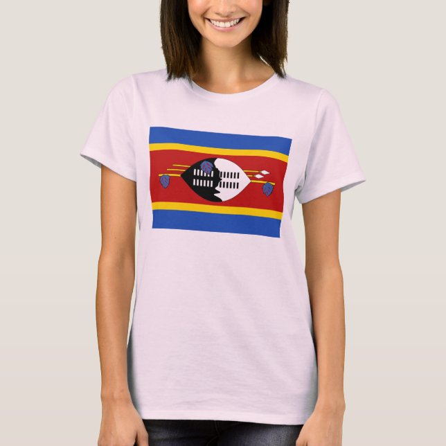 Eswatini Flag x Map T - Shirts (Vorderseite)