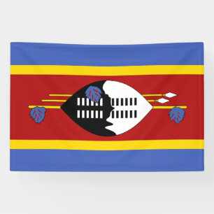 Eswatini-Flagge Banner