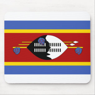 Eswatini-Flagge Mousepad