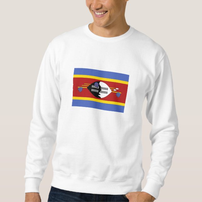 Eswatini-Flagge Sweatshirt (Vorderseite)