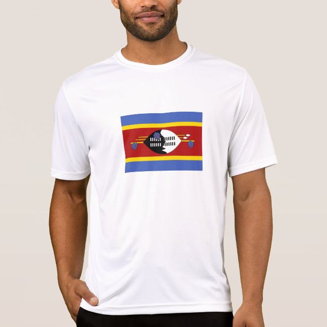 Eswatini-Flagge T-Shirt (Vorderseite)