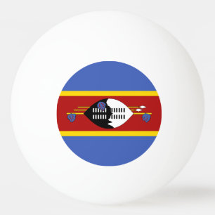Eswatini-Flagge Tischtennisball