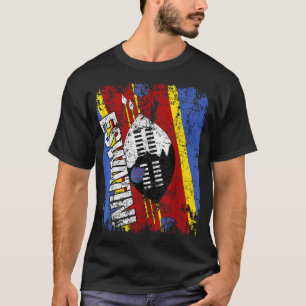 ESWATINI-Flagge Vintage abgenutzt SWAZILAND ESWATI T-Shirt