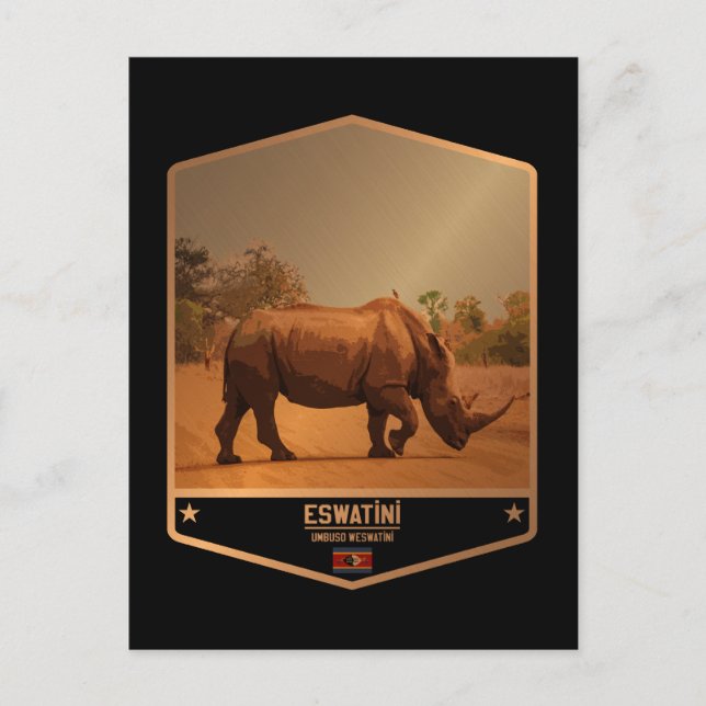 Eswatini Postkarte (Vorderseite)