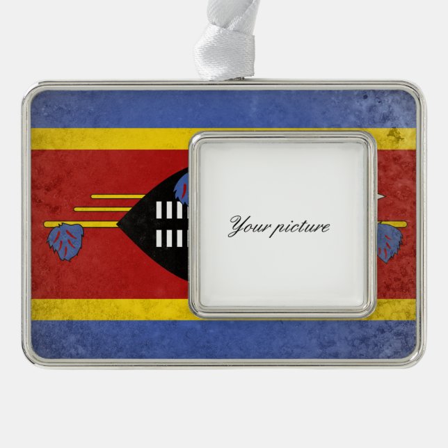 eSwatini Rahmen-Ornament Silber (Vorderseite)
