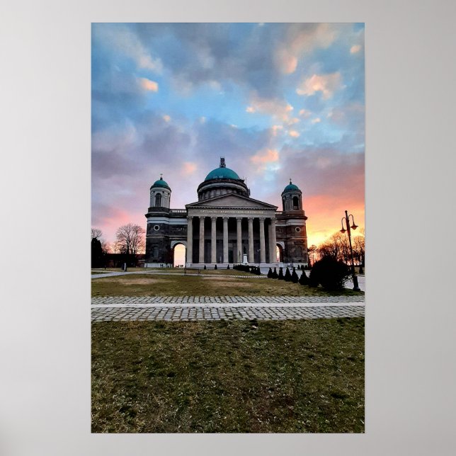 Esztergom-Nachthimmel. Poster (Vorne)