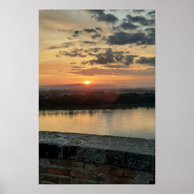 Esztergom Nachthimmel. Poster (Vorne)