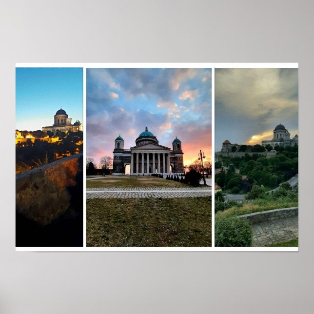 Esztergom Night Sky. Poster (Vorne)