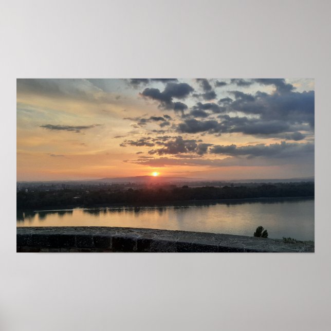 Esztergom Night Sky. Poster (Vorne)