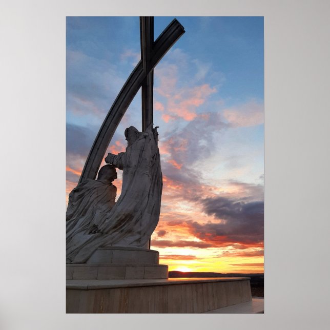 Esztergom Night Sky. Poster (Vorne)