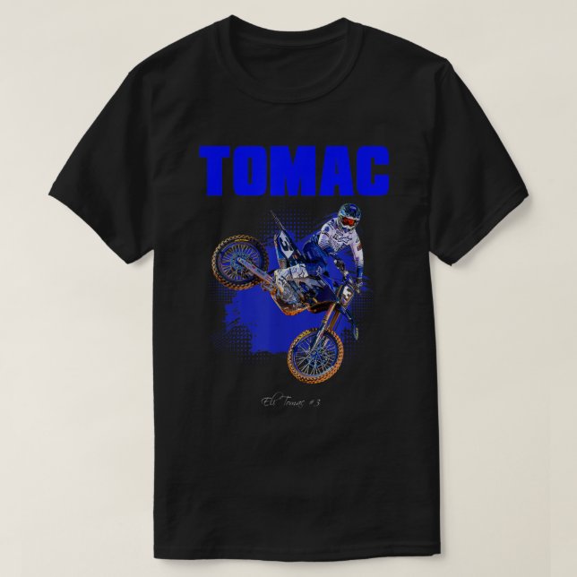 ET3 ELI 3 TOMAC SUPERCROSS MOTOCROSS STAR CHAMPION T-Shirt (Design vorne)