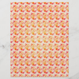 ET Abstract Rosen Scrapbook Papier Stapel Seiten