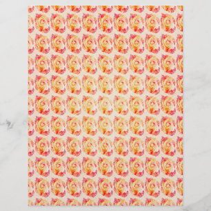 ET Abstract Rosen Scrapbook Papier Stapel Seiten