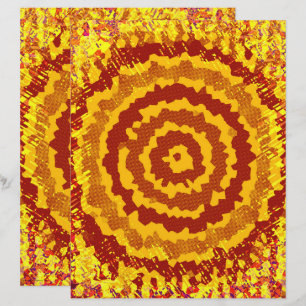 ET Abstrakte Blume Scrapbook Seite 2-seitige Seite