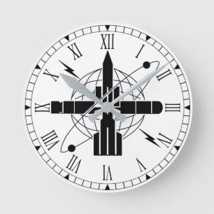 ET Branch-Abzeichen Runde Wanduhr