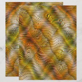 ET Faux-Schlangenleder-Schraubalbum-Papier 2-seiti