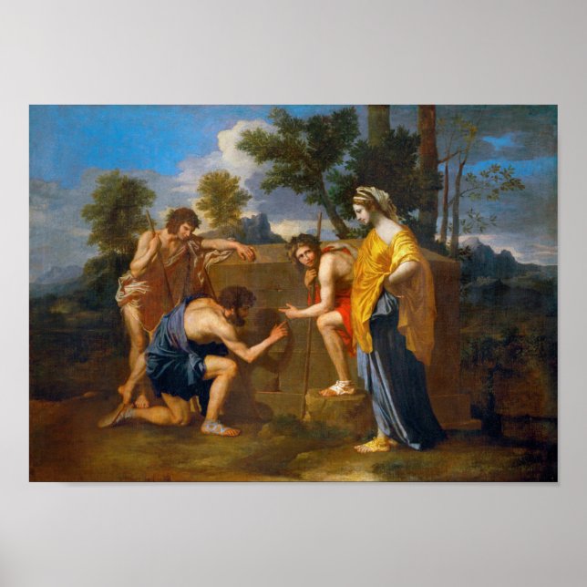 Et in Arcadia ego, Poussin Poster (Vorne)