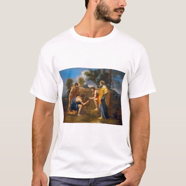 Et in Arcadia ego, Poussin T-Shirt (Vorderseite)