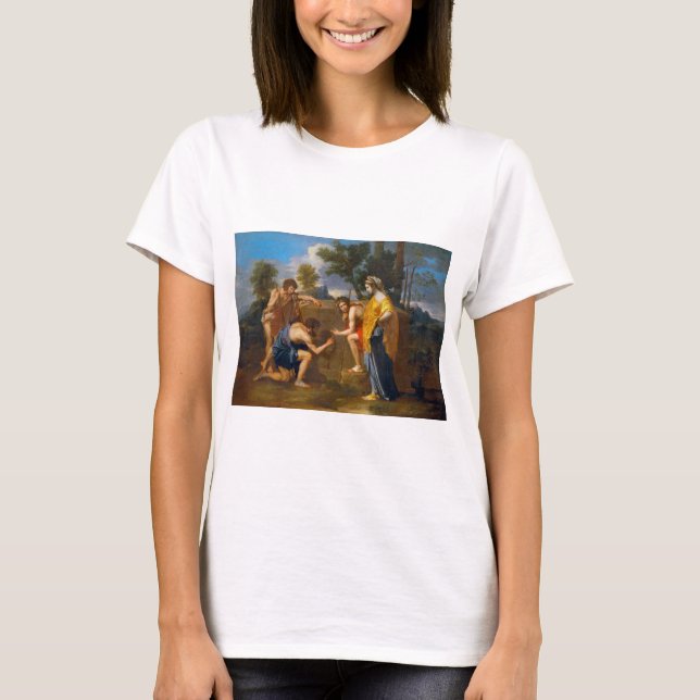 Et in Arcadia ego, Poussin T-Shirt (Vorderseite)